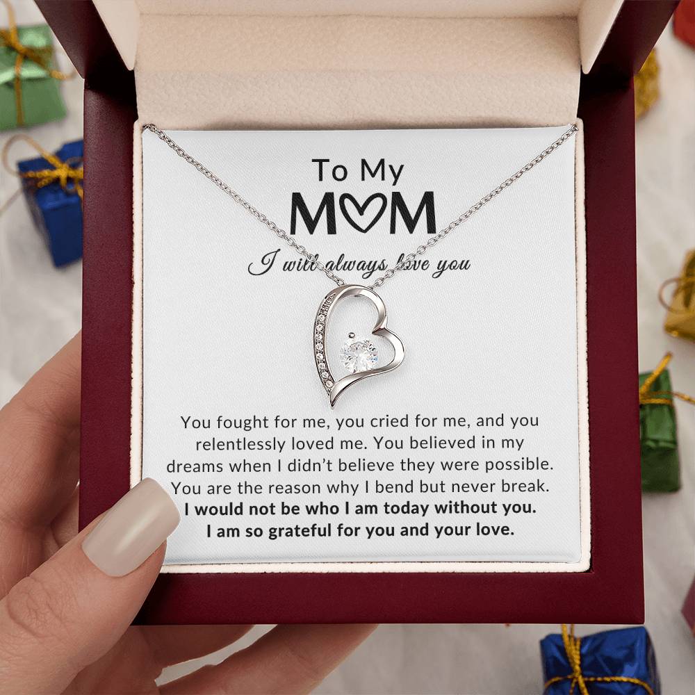 To Mom Necklace| Grateful For You