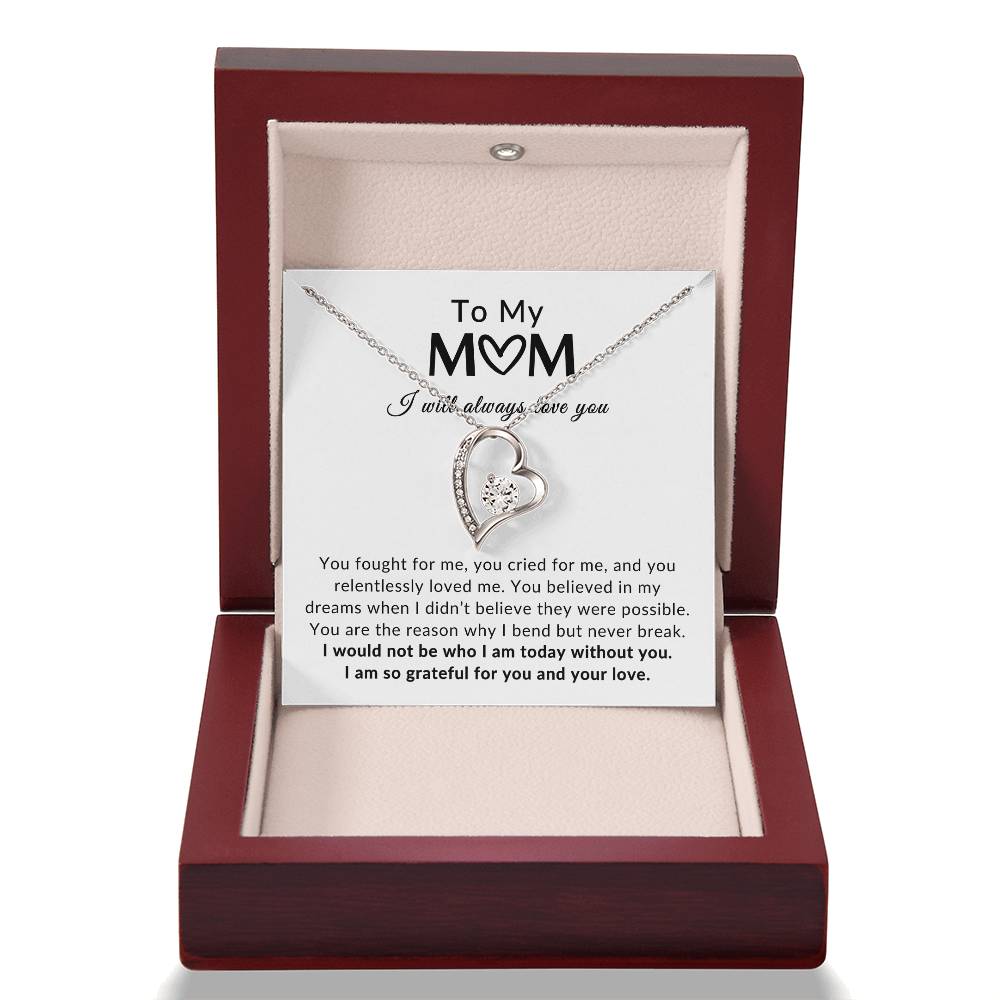 To Mom Necklace| Grateful For You