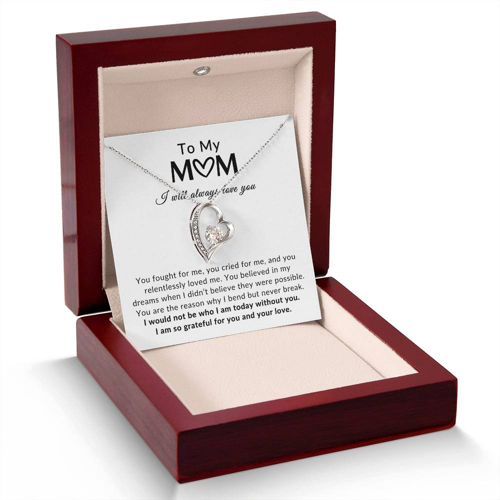 To Mom Necklace| Grateful For You