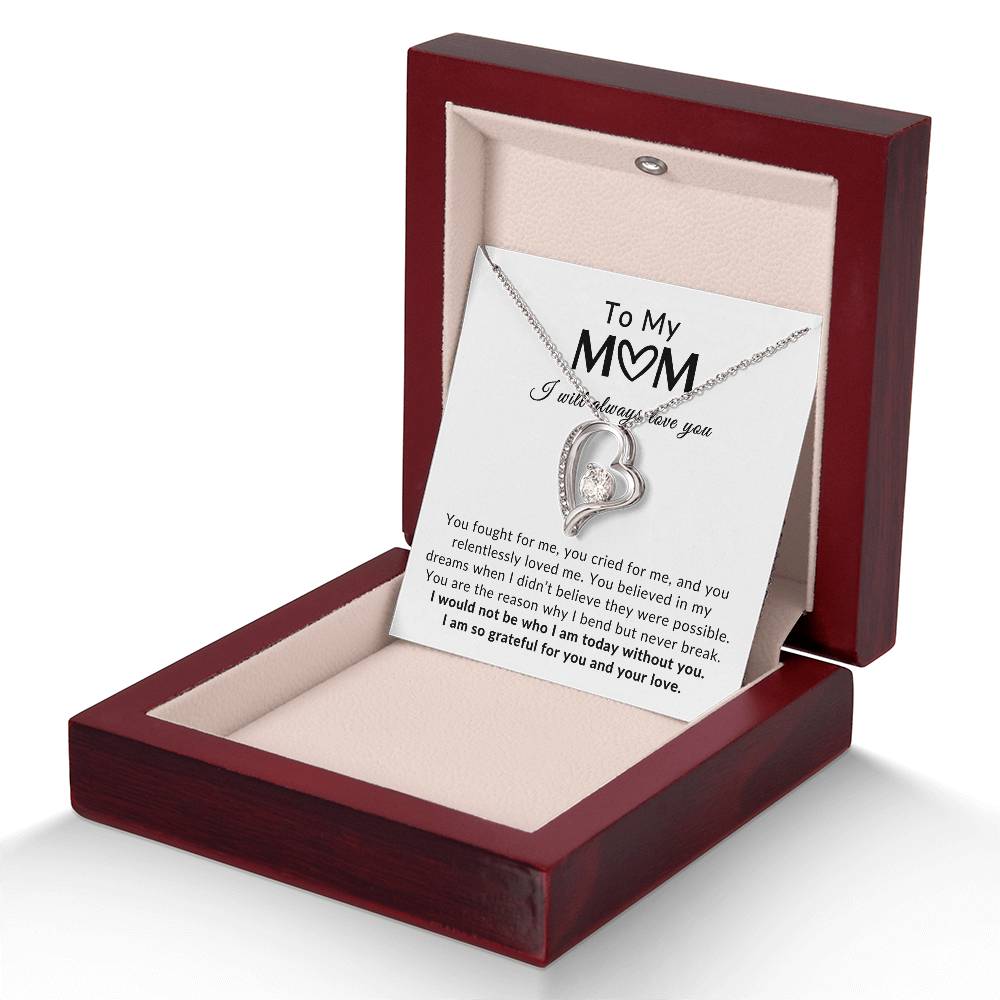 To Mom Necklace| Grateful For You