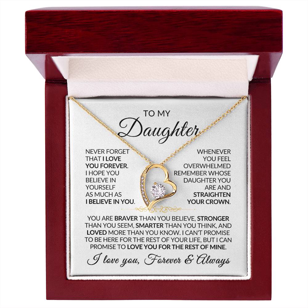 Daughter Necklace| You Are Loved