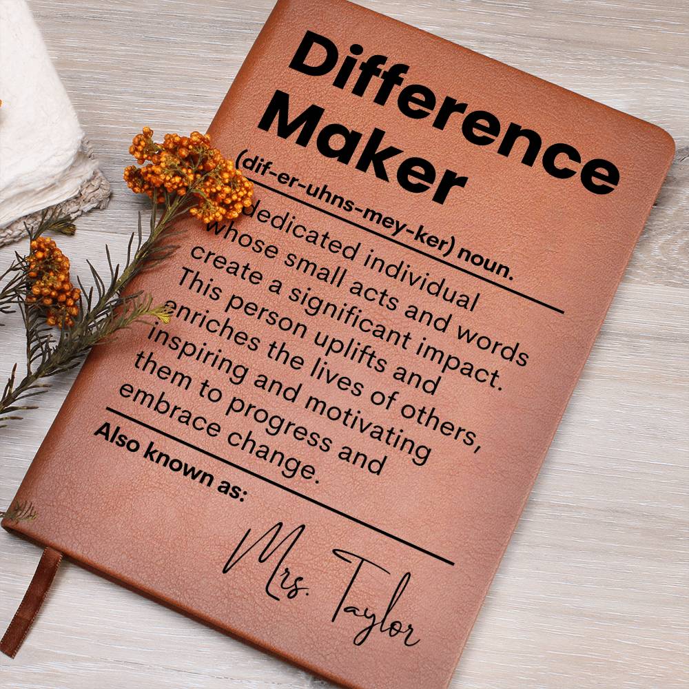 Graphic Journal| Difference Maker