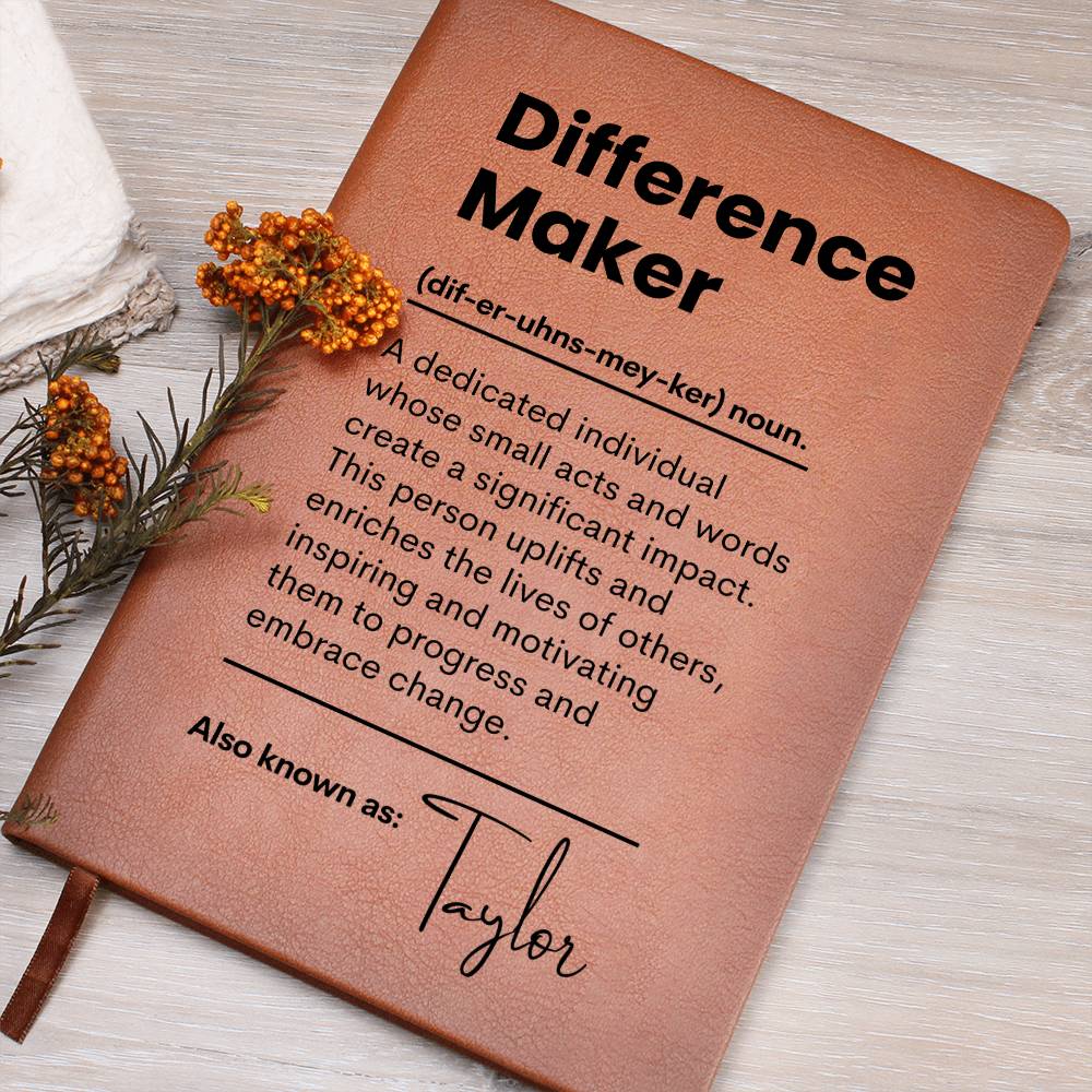 Graphic Journal| Difference Maker