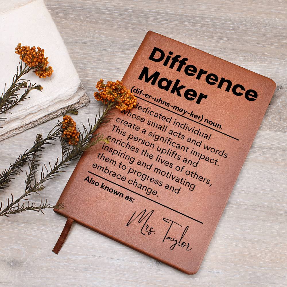 Graphic Journal| Difference Maker