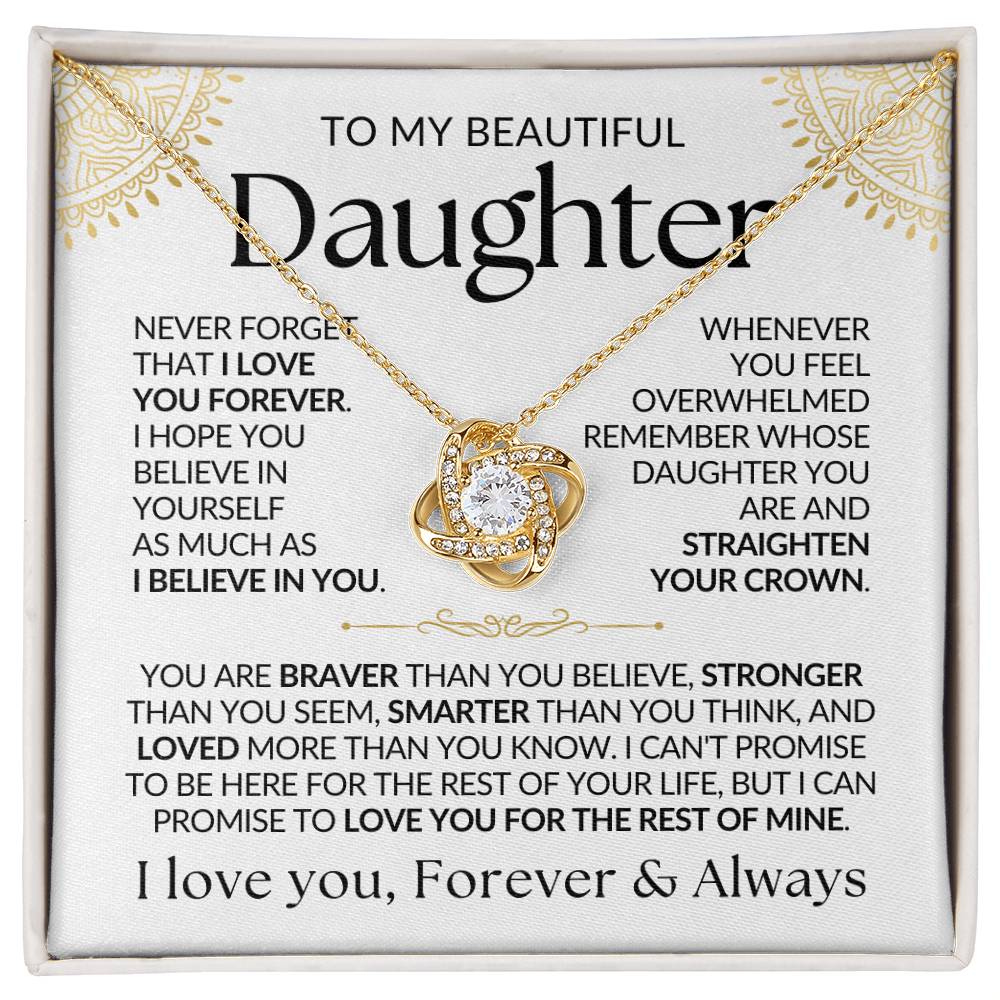 Daughter Necklace| You Are Loved