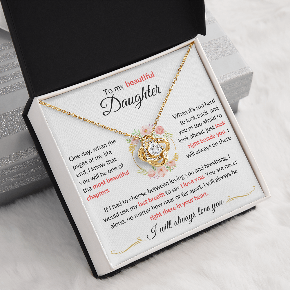 Daughter Necklace| Always In Your Heart