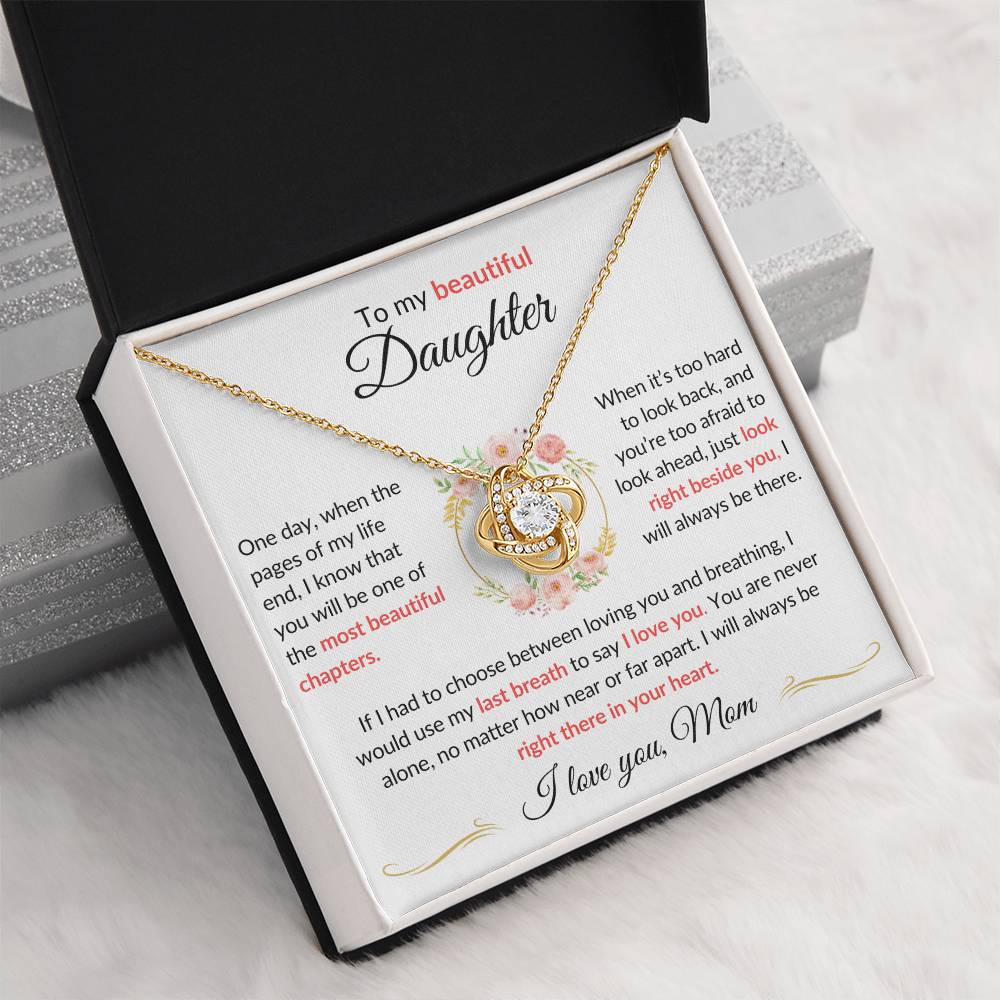 Daughter Necklace| Always Be There In Your Heart