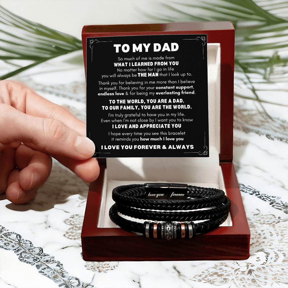 Dad Bracelet| You're The World