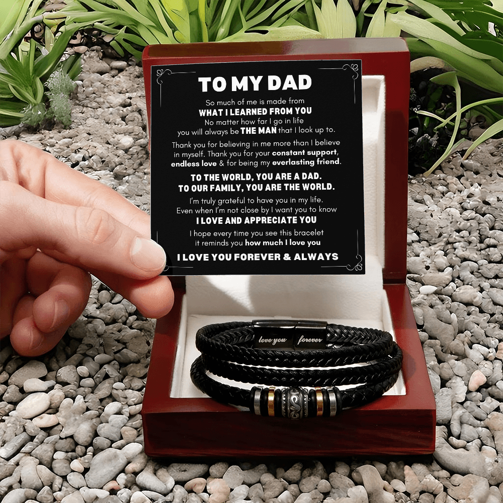 Dad Bracelet| You're The World