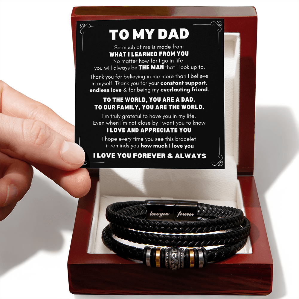 Dad Bracelet| You're The World