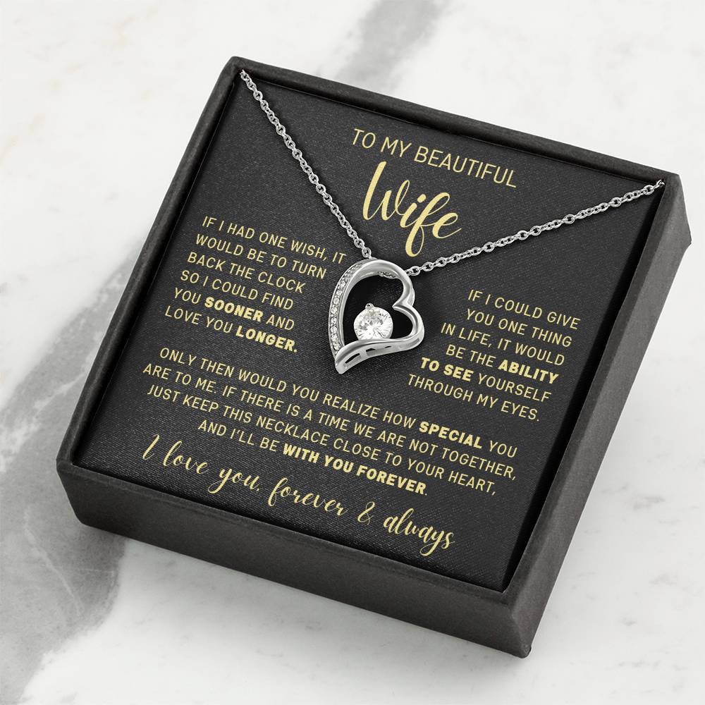 Wife Necklace| With You Forever