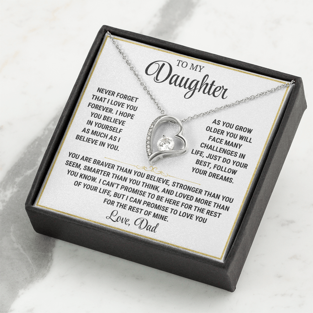 Love You Forever | Daughter Necklace