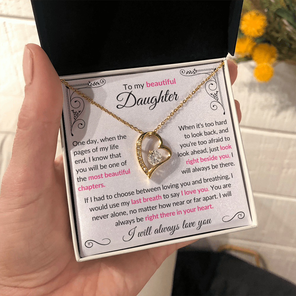 Daughter Necklace| Always In Your Heart