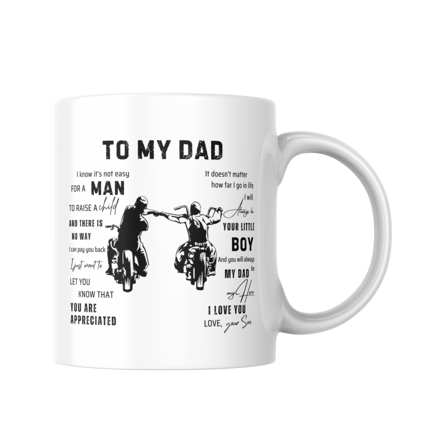 Biker Dad And Son| Gift For Biker Dad