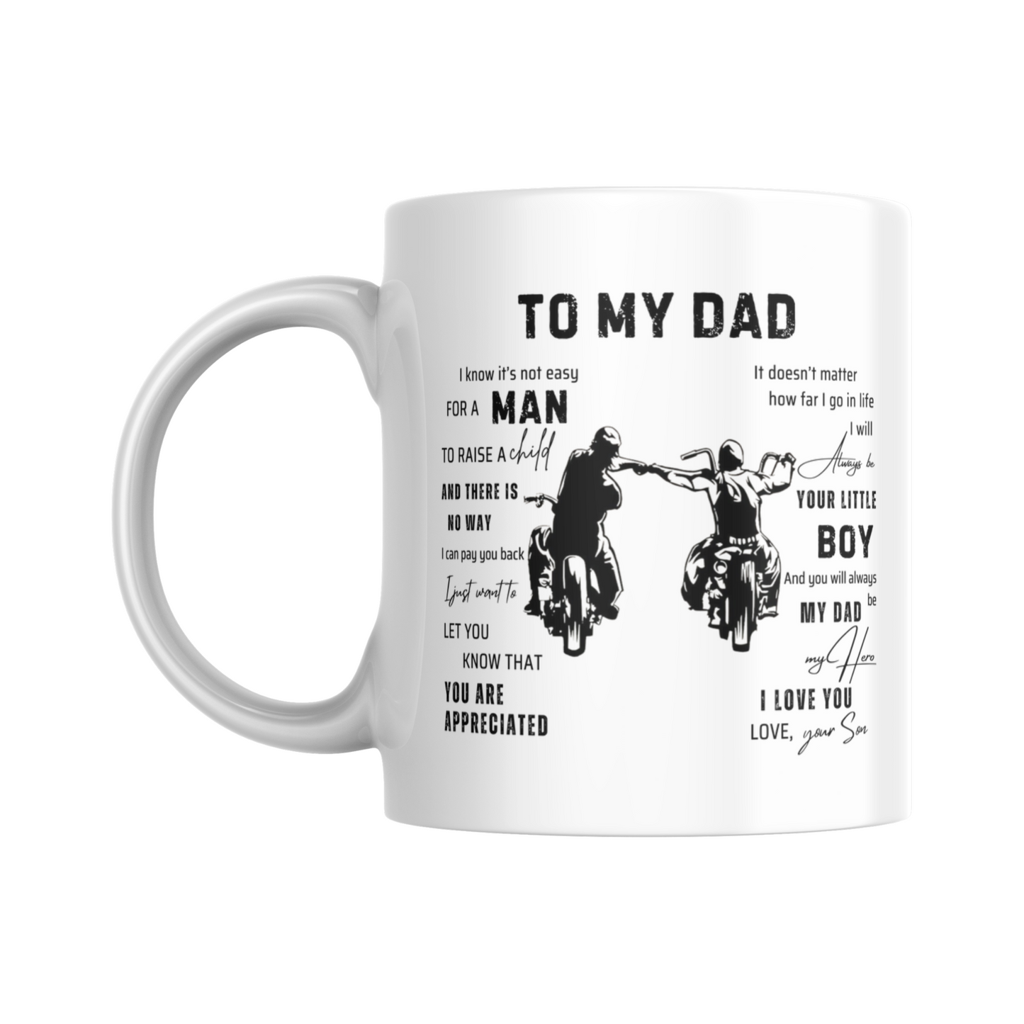 Biker Dad And Son| Gift For Biker Dad