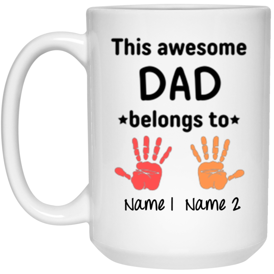 Personalized Mug| This Awesome Dad Belongs To