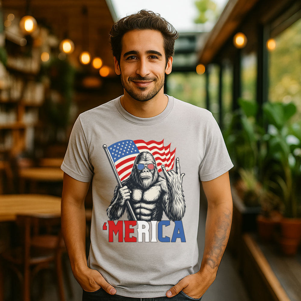 4th July T-shirt| Bigfoot Merica