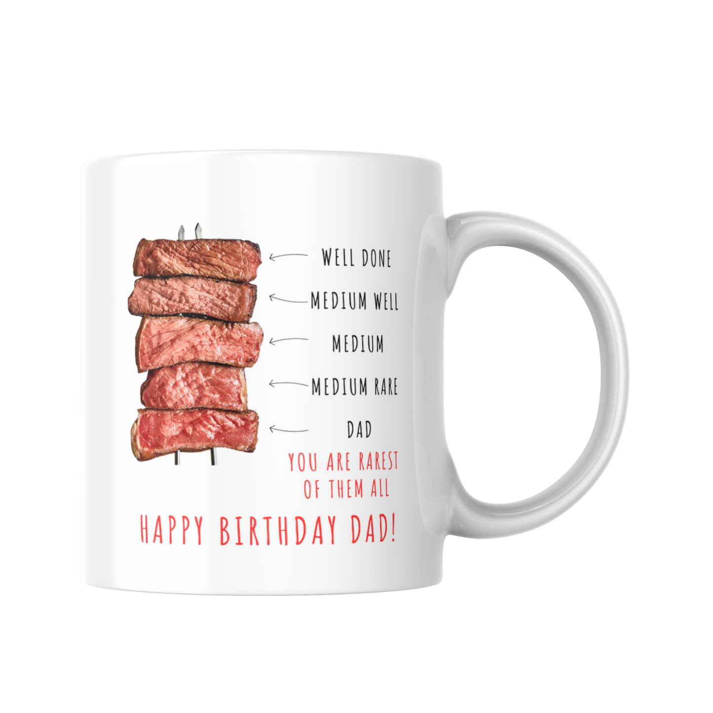 Funny Mug| Rarest Of Them All Dad's Birthday