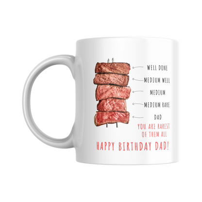 Funny Mug| Rarest Of Them All Dad's Birthday