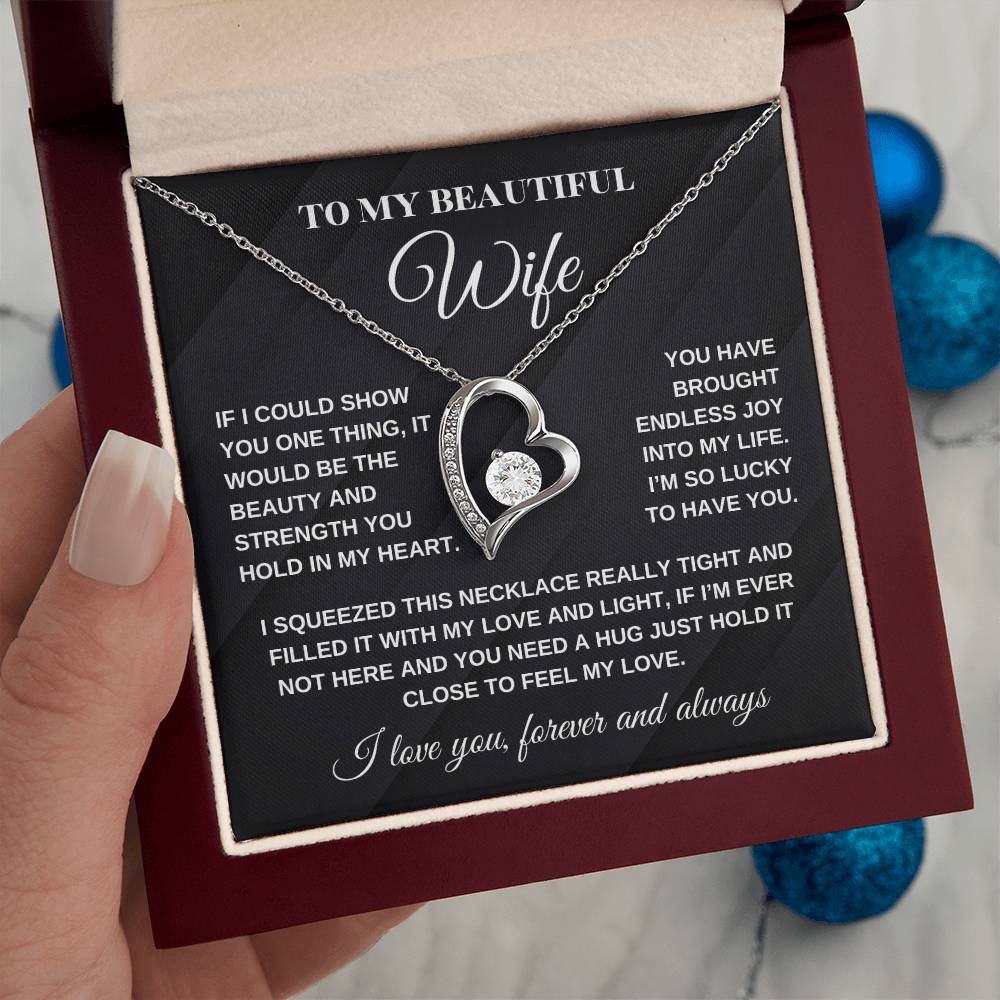 Wife Necklace| Lucky To Have You