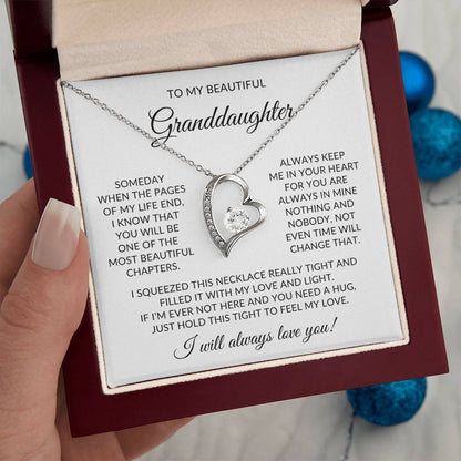 Granddaughter Necklace| Feel My Love