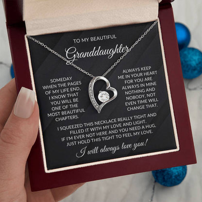 Granddaughter Necklace| Feel My Love