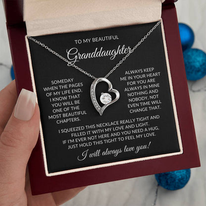 Granddaughter Necklace| Feel My Love