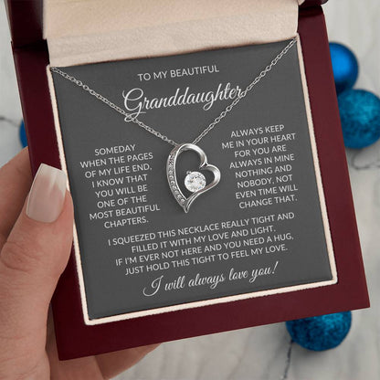 Granddaughter Necklace| Feel My Love