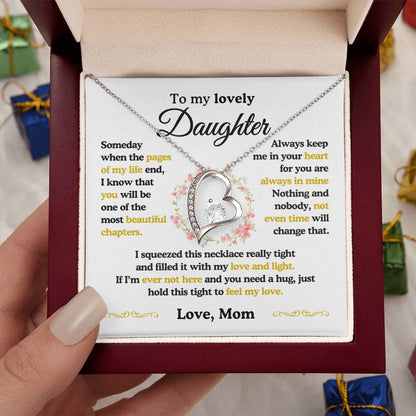 To My Lovely Daughter| The Most Beautiful Chapters| Forever Love Necklace