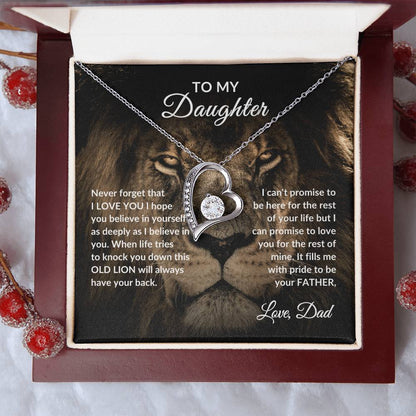 To Daughter Necklace | Lion Dad