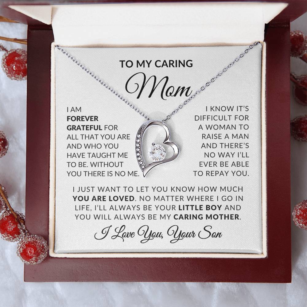 To My Mom Necklace| My Caring Mother