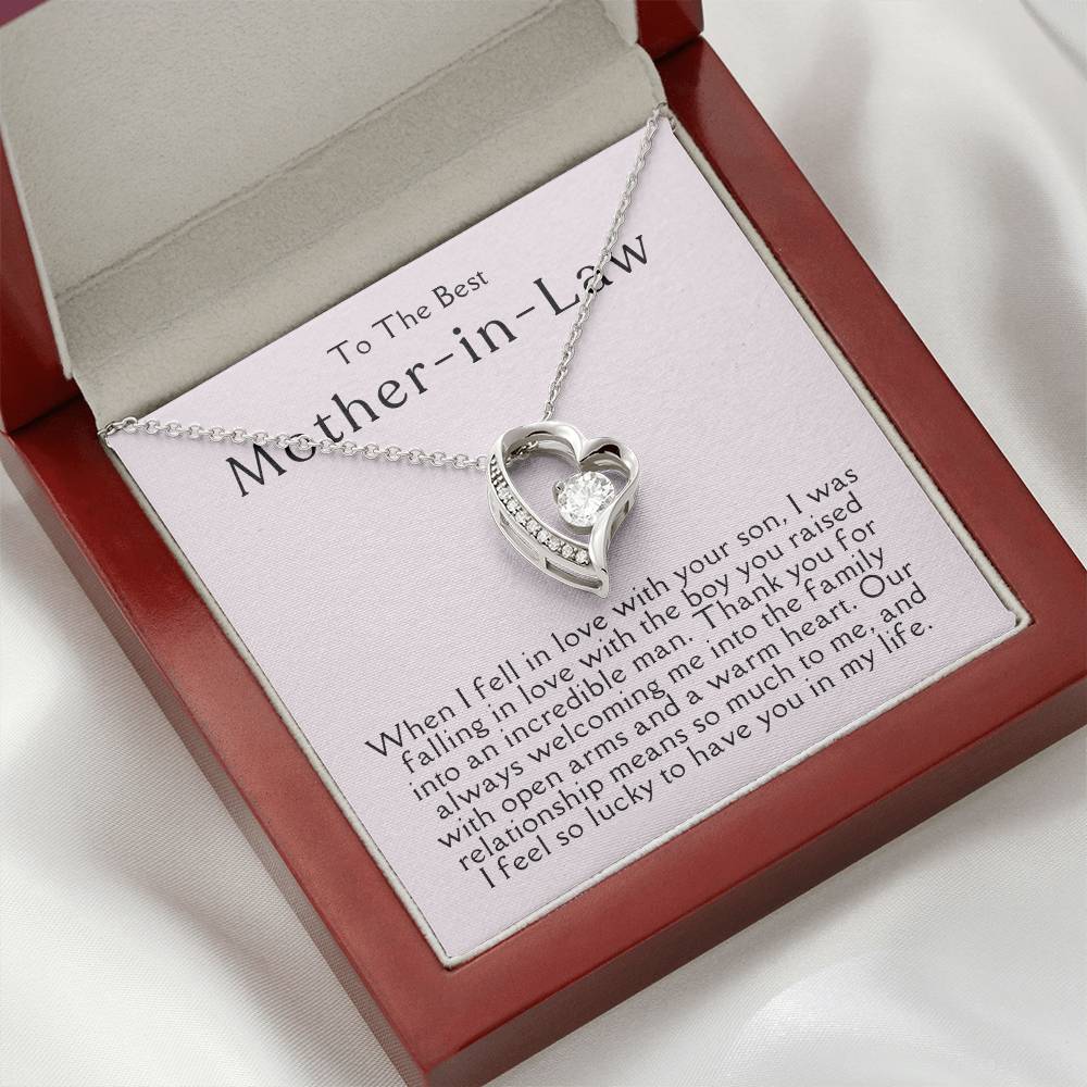 Mother In Law Necklace| Lucky To Have You