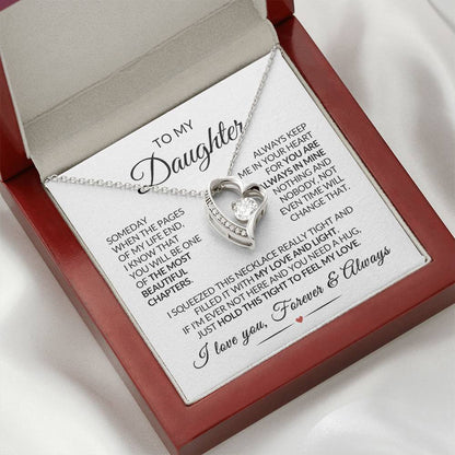 Daughter Necklace| Keep Me In Your Heart