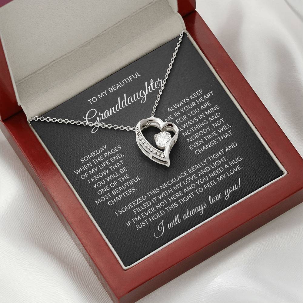 Granddaughter Necklace| Feel My Love