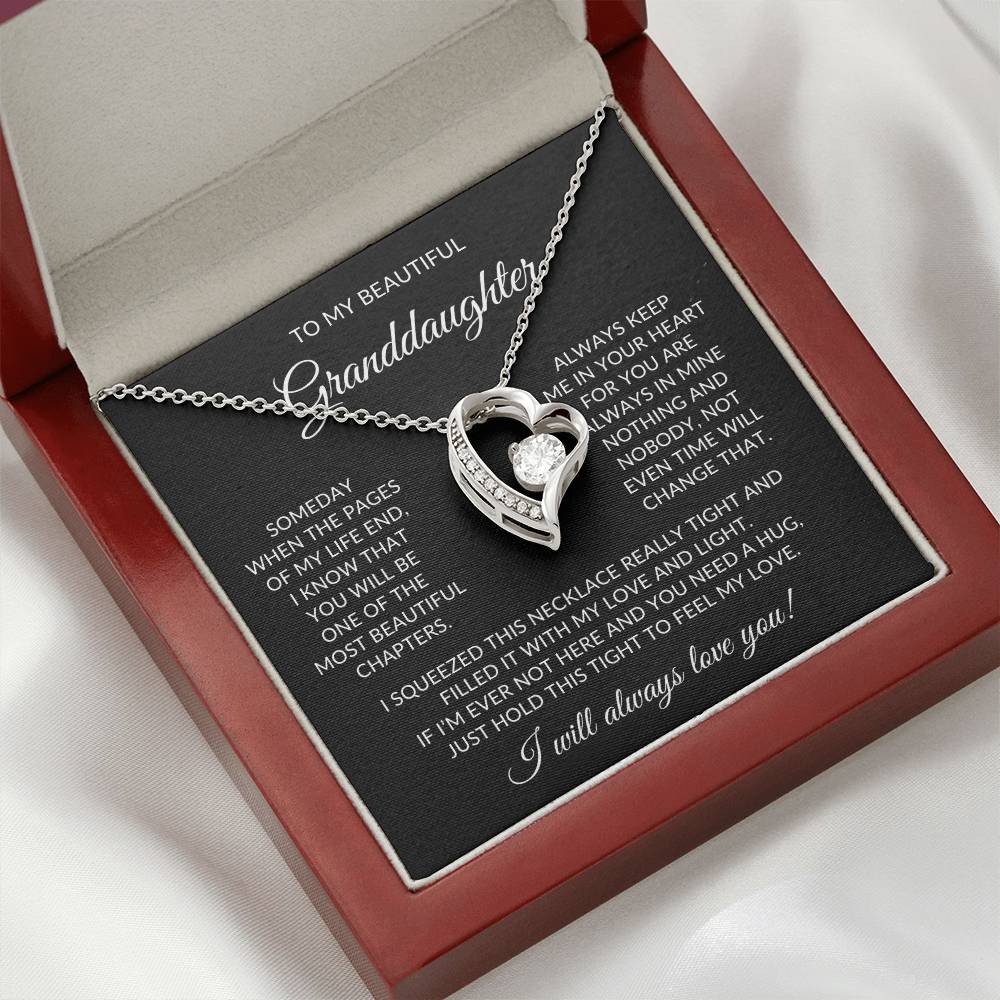 Granddaughter Necklace| Feel My Love