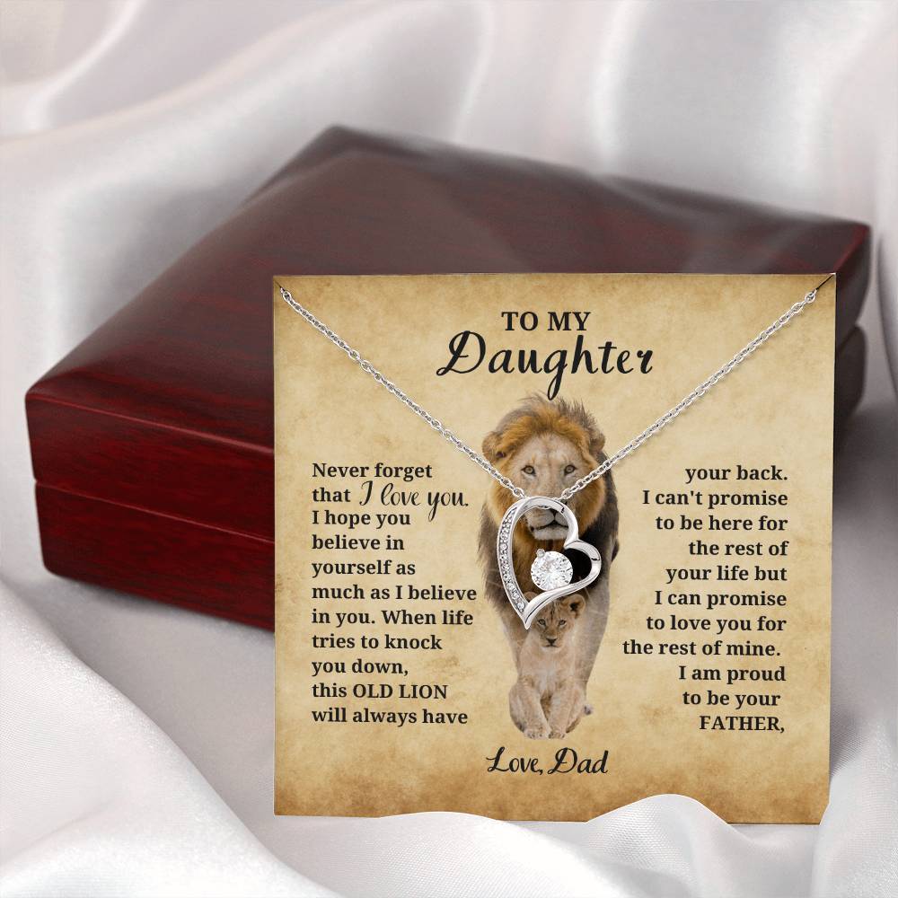 Daughter Necklace| Lion Dad