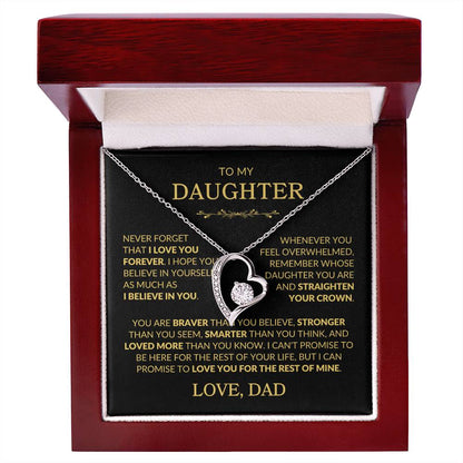 Daughter Necklace| You Are Loved