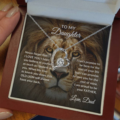 To Daughter Necklace | Lion Dad