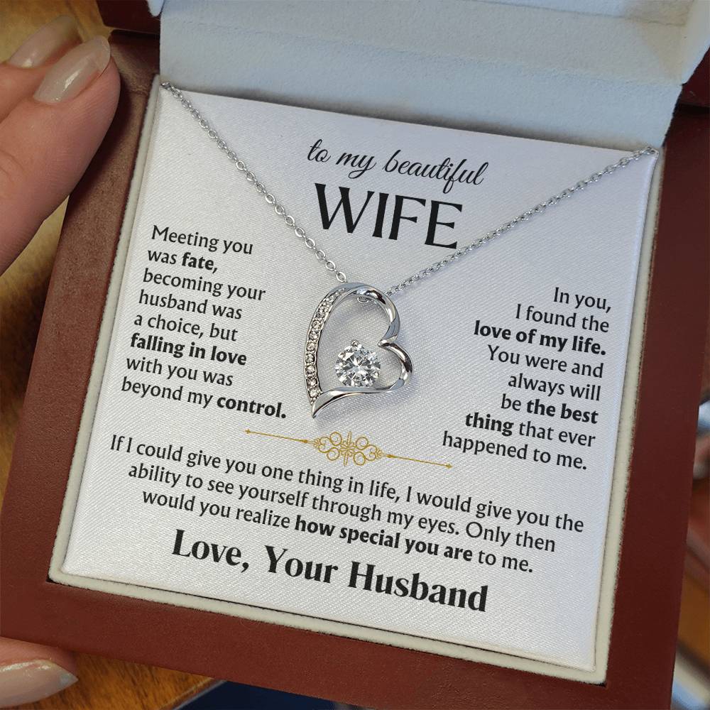 Wife Necklace| The Love of My Life