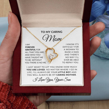 To My Mom Necklace| My Caring Mother