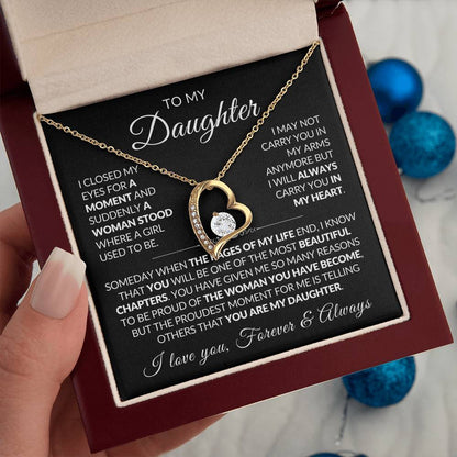 Daughter Necklace| Carry You In My Heart