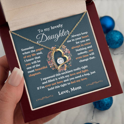 To My Lovely Daughter| The Most Beautiful Chapters| Forever Love Necklace