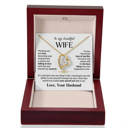 Wife Necklace| The Love of My Life