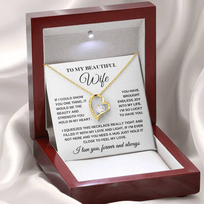 Wife Necklace| Lucky To Have You