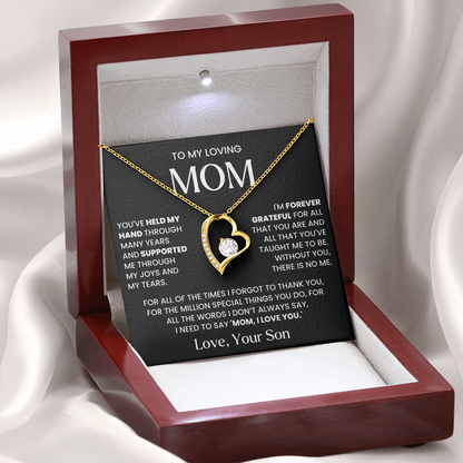 Mom Necklace| Without You There's No Me