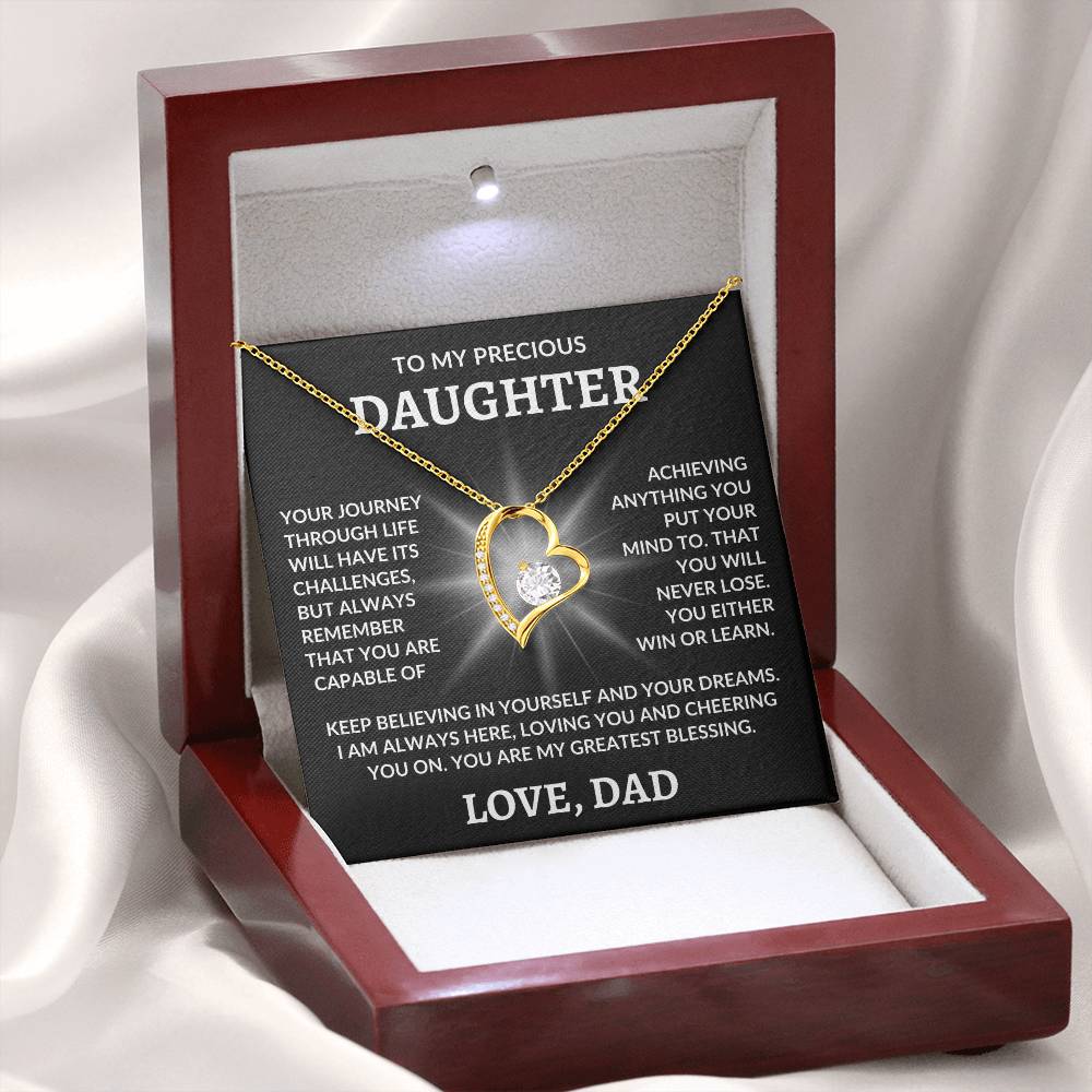 Daughter Necklace| Win Or Learn