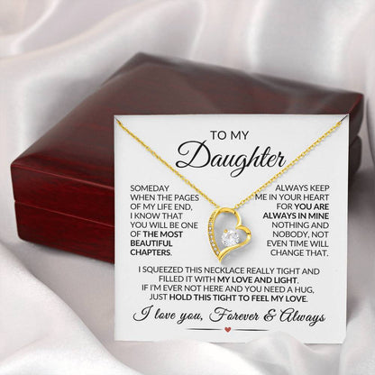 Daughter Necklace| Keep Me In Your Heart