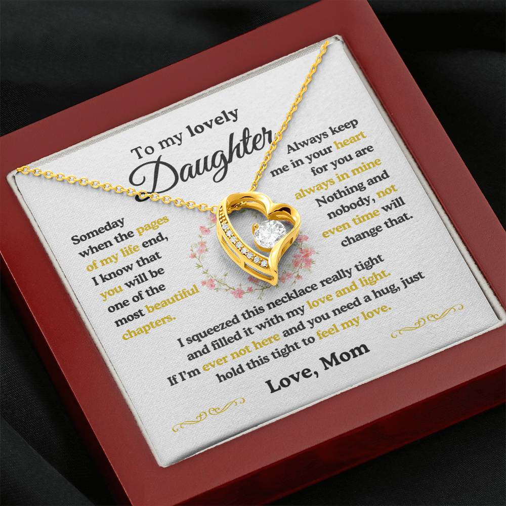 To My Lovely Daughter| The Most Beautiful Chapters| Forever Love Necklace