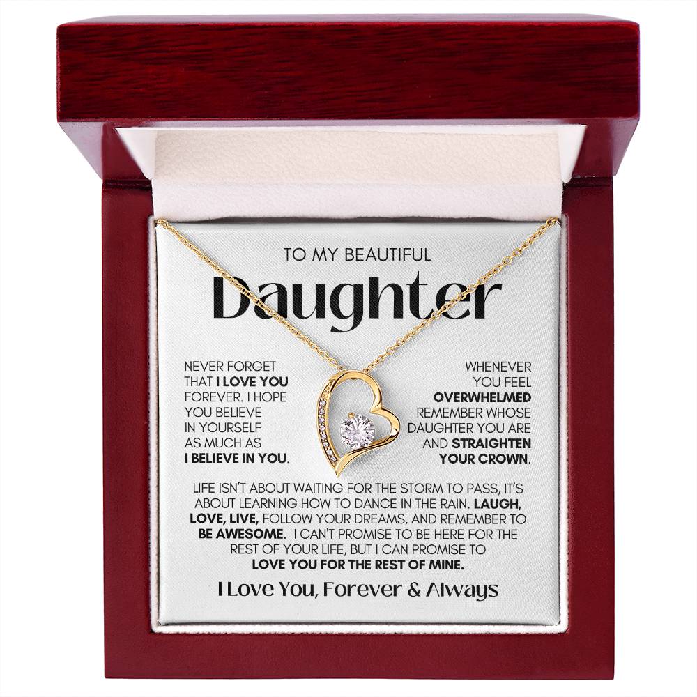 Daughter Necklace| Be Awesome