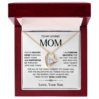 Mom Necklace| Forever Grateful